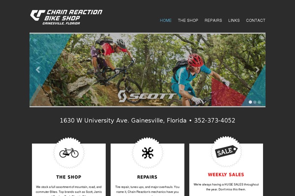 chain theme websites examples