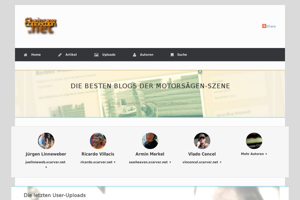 Site using BuddyMenu BuddyLinks plugin