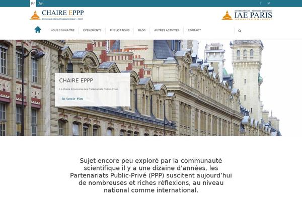 chaire-eppp.org site used Sympathique Child