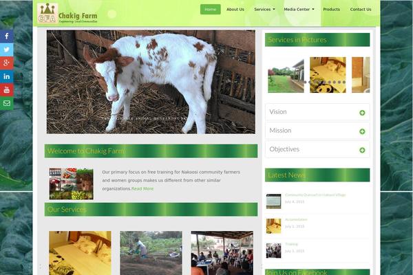 OrganicFood theme site design template sample