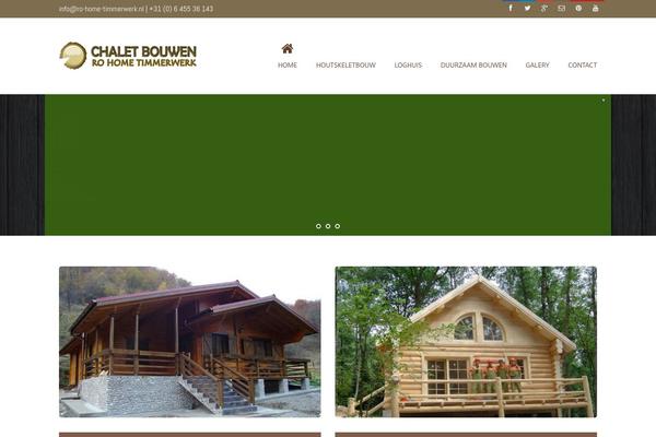 Mana theme site design template sample