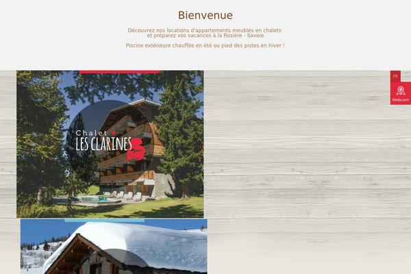 chalet-larosiere.com site used Clarinesmontana