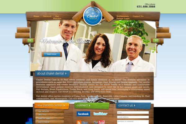 chaletdental.com site used Mwbase