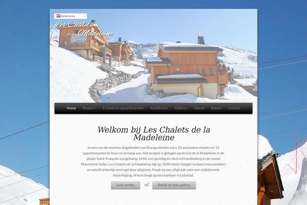 chaletsdemadeleine.com site used Lamoon