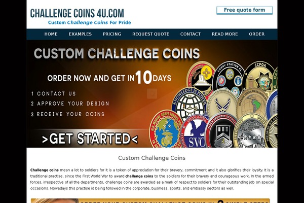 challengecoins4u.com site used Hostinger-blog