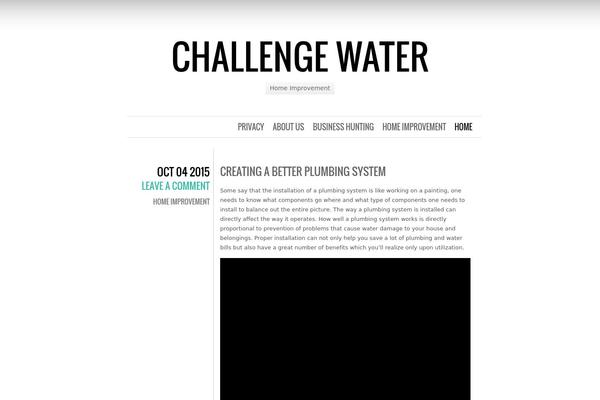 Chunk theme site design template sample