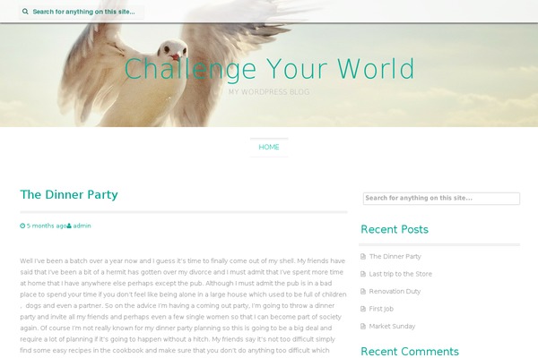 Preus theme site design template sample