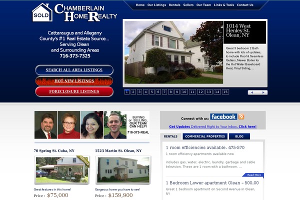 RealEstate theme site design template sample