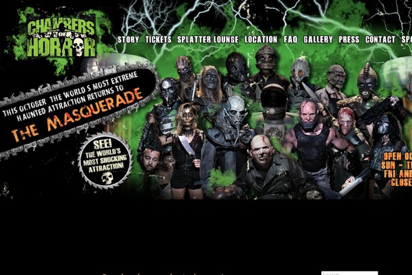 chambersofhorroratl.com site used Vangard