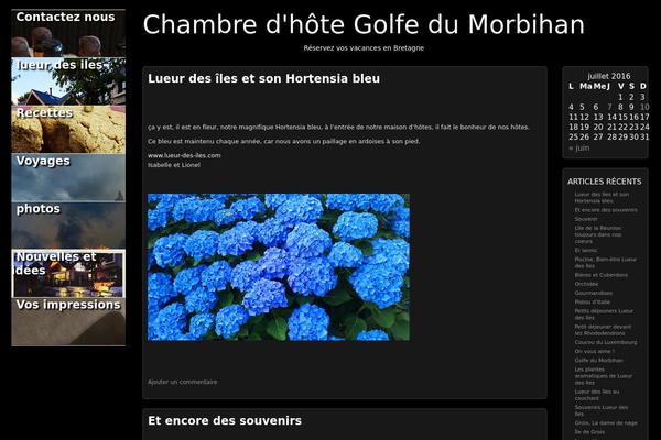 Picture Perfect theme site design template sample