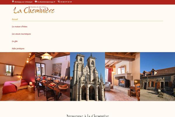 The7 Child theme site design template sample