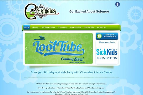 Kids theme site design template sample