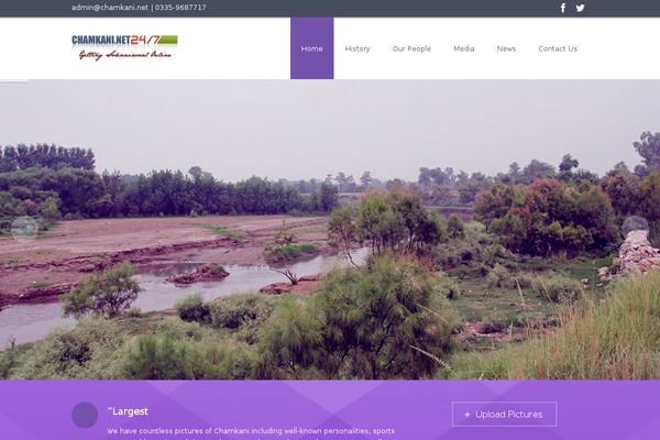 Sapphire theme site design template sample