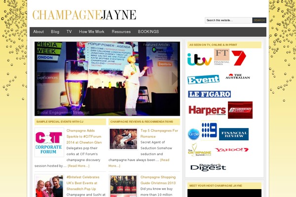 Lifestyle theme site design template sample