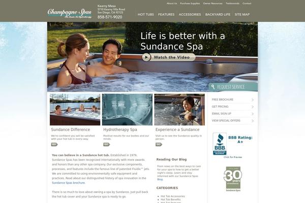 Sundance theme site design template sample