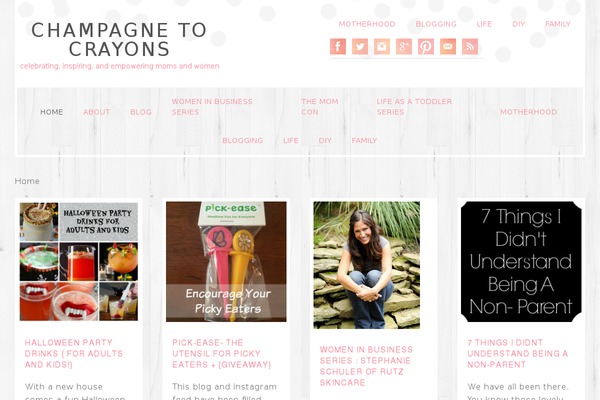 champagnetocrayons.com site used Amyra-lite