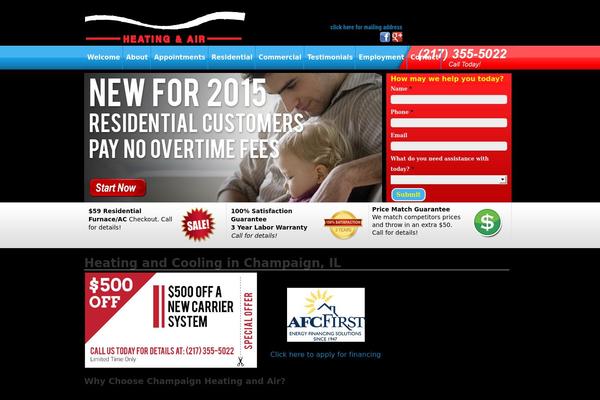 champaignheat.com site used Mavideaherotheme-master