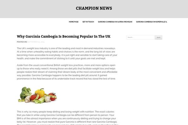 Courage theme site design template sample