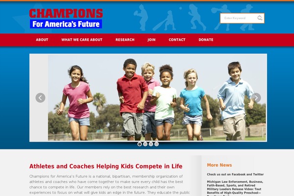 championsforamericasfuture.org site used Champions