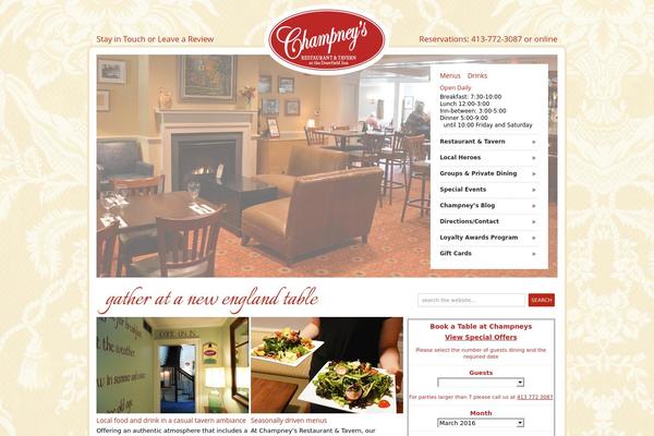 champneysrestaurant.com site used Champ