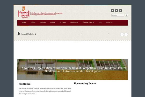 chanakyamandal.org site used Faith-theme