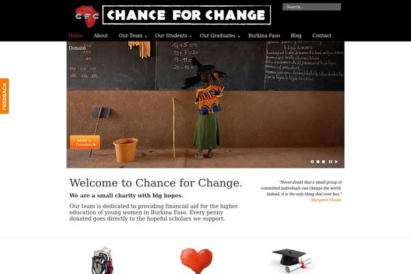 chanceforchangecharity.com site used uDesign