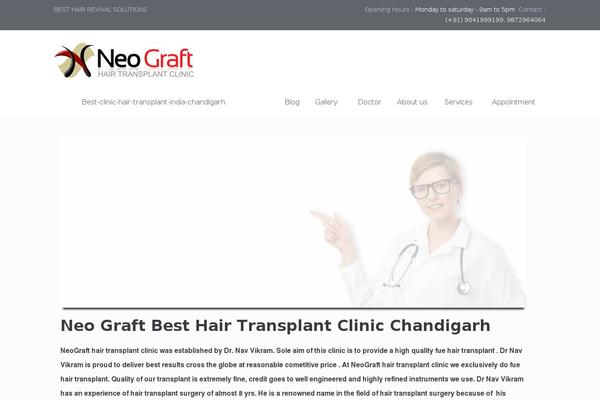 Medical-theme theme site design template sample