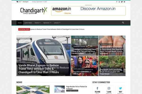 Site using Td-standard-pack plugin