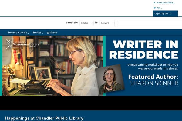 Bibliocommons theme site design template sample