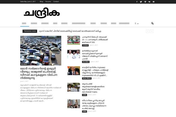 Site using Theia-sticky-sidebar plugin
