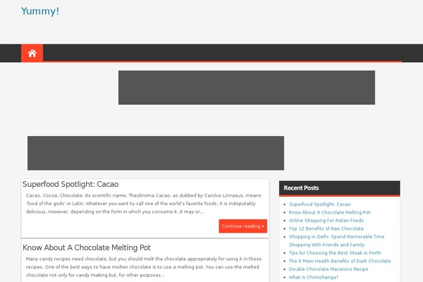 Magazine Style theme site design template sample