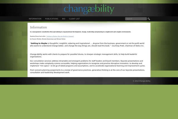 Bio theme site design template sample