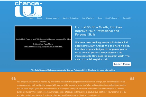 change-u.com site used CStar Design