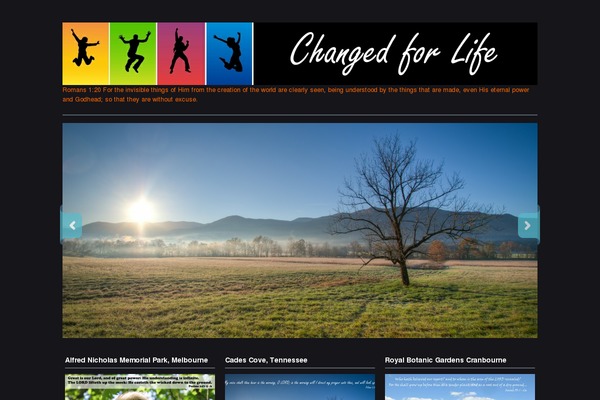 Photoria theme site design template sample