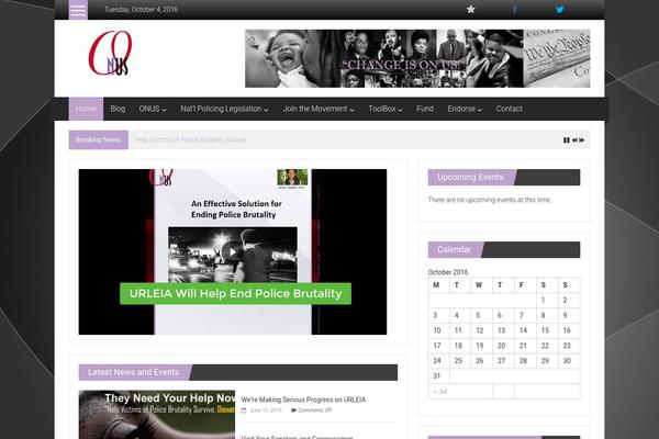 The Newswire theme site design template sample