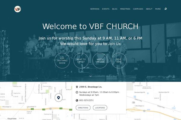 Maranatha theme site design template sample