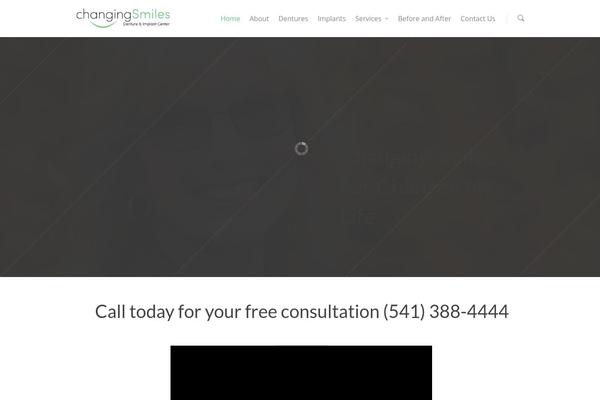 Salient theme site design template sample