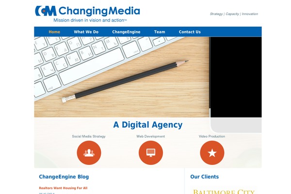 changingmediagroup.com site used ELOGIX