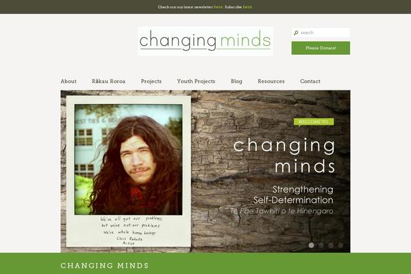 Nature theme site design template sample