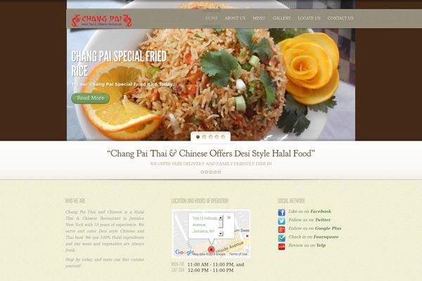 MyCuisine theme site design template sample