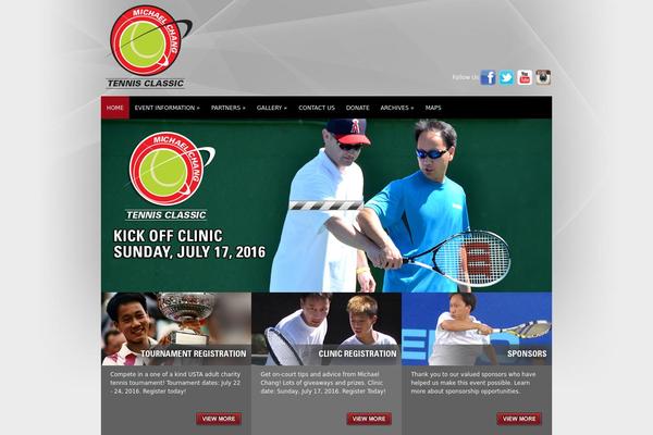 Minimal theme site design template sample