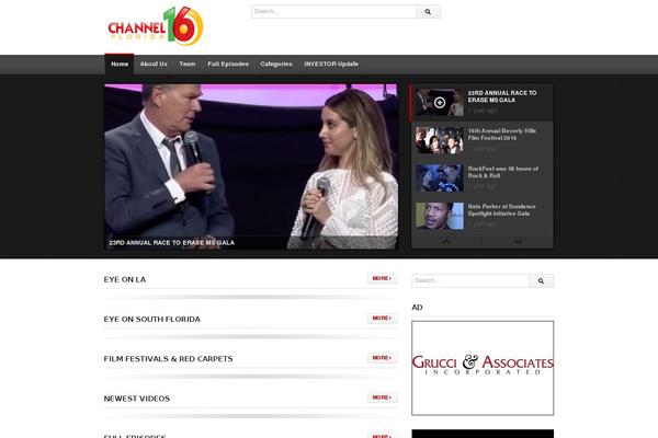 deTube theme site design template sample