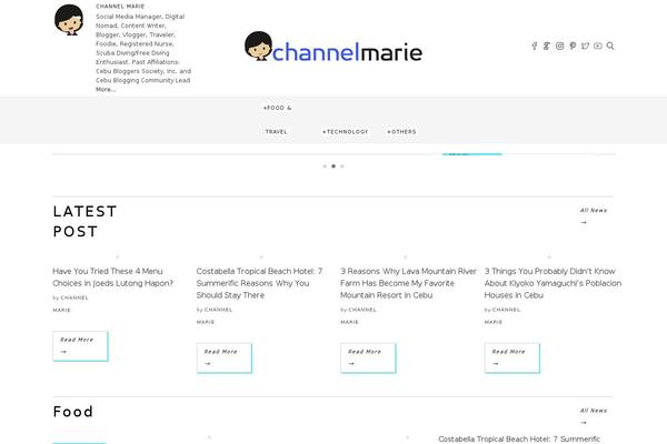 Artmag theme site design template sample