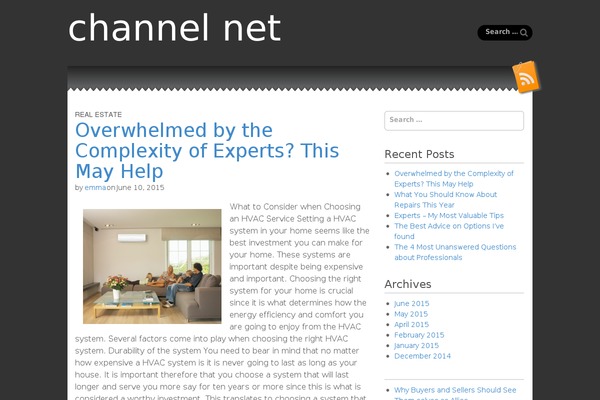 Snowblind theme site design template sample