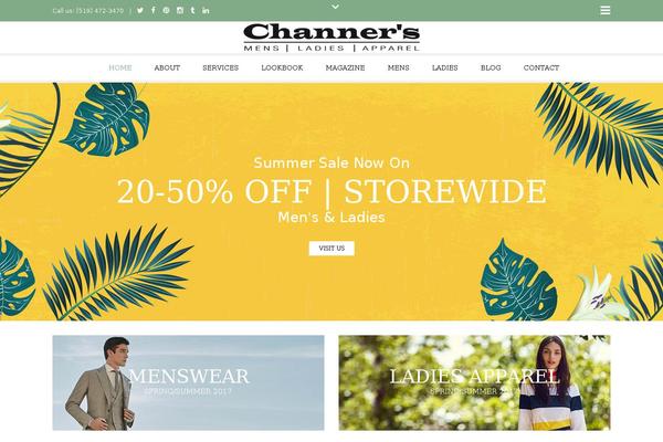 Legenda theme site design template sample