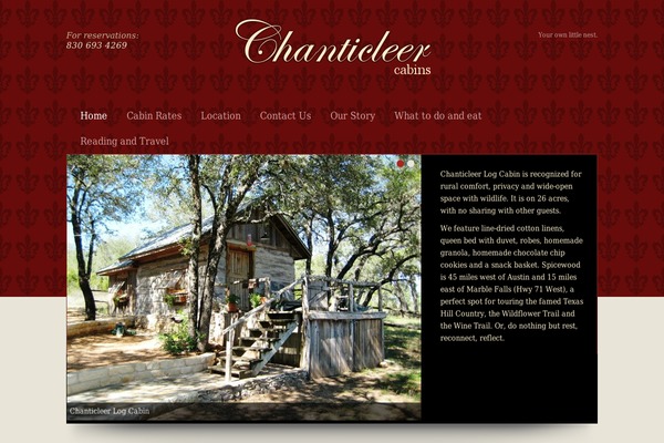 Hospitality theme site design template sample