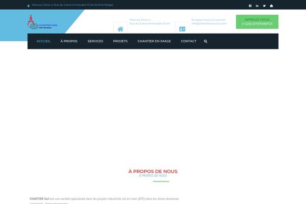 Industrial-child theme site design template sample
