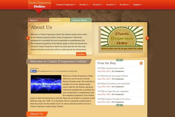 eBusiness theme site design template sample