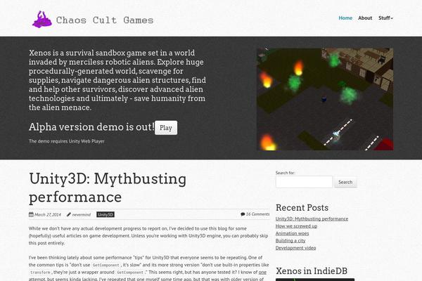 Quark theme site design template sample