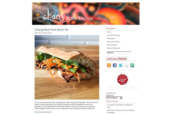 chaosinthekitchen.com site used Chaos